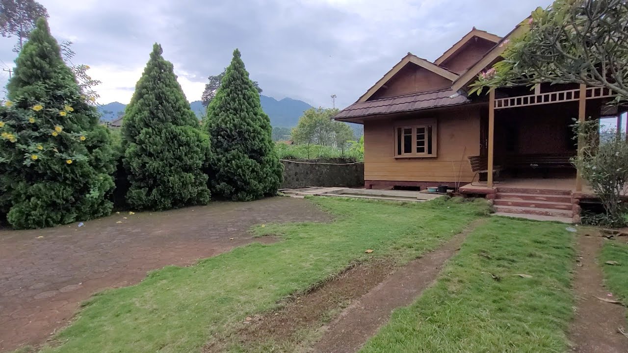 Desa Cilembu Yang Sejuk‼️Rumah Villa Kayu Di Jual 700 Juta Nego, Suasana Pedesaan Sumedang Jawabarat