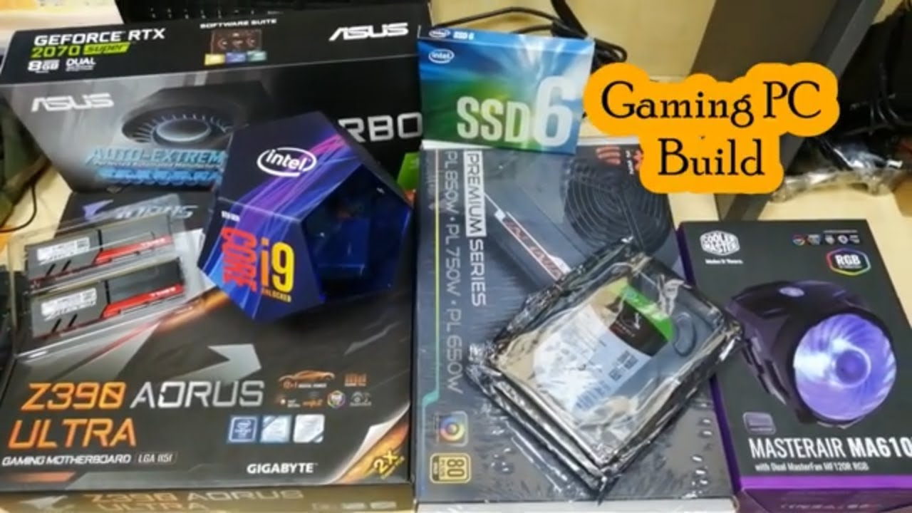 Gaming pc build with Gigabyte Z390 Aorus Ultra Motherboard & Intel i9 9900k Processor | Insource IT