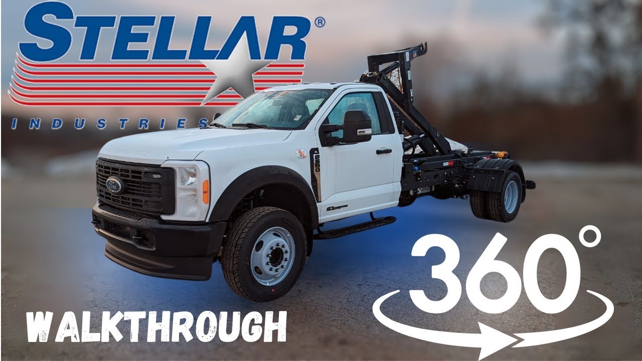 Ford F600 XL + STELLAR Flex 108 Hooklift Walkthrough