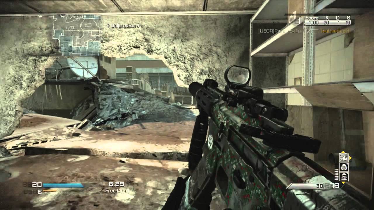 FFA Assault K.E.M FAIL! 24 Gunstreak w/ SC2010 on Flooded!