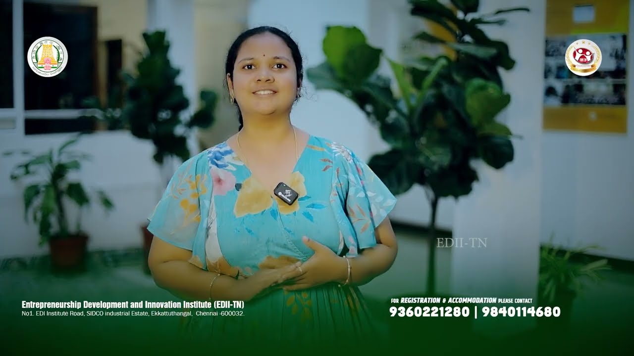 EDII-TN -|GENERATING AI for ENTREPRENEURS Training | Ms.Haripriya speaks on her experience