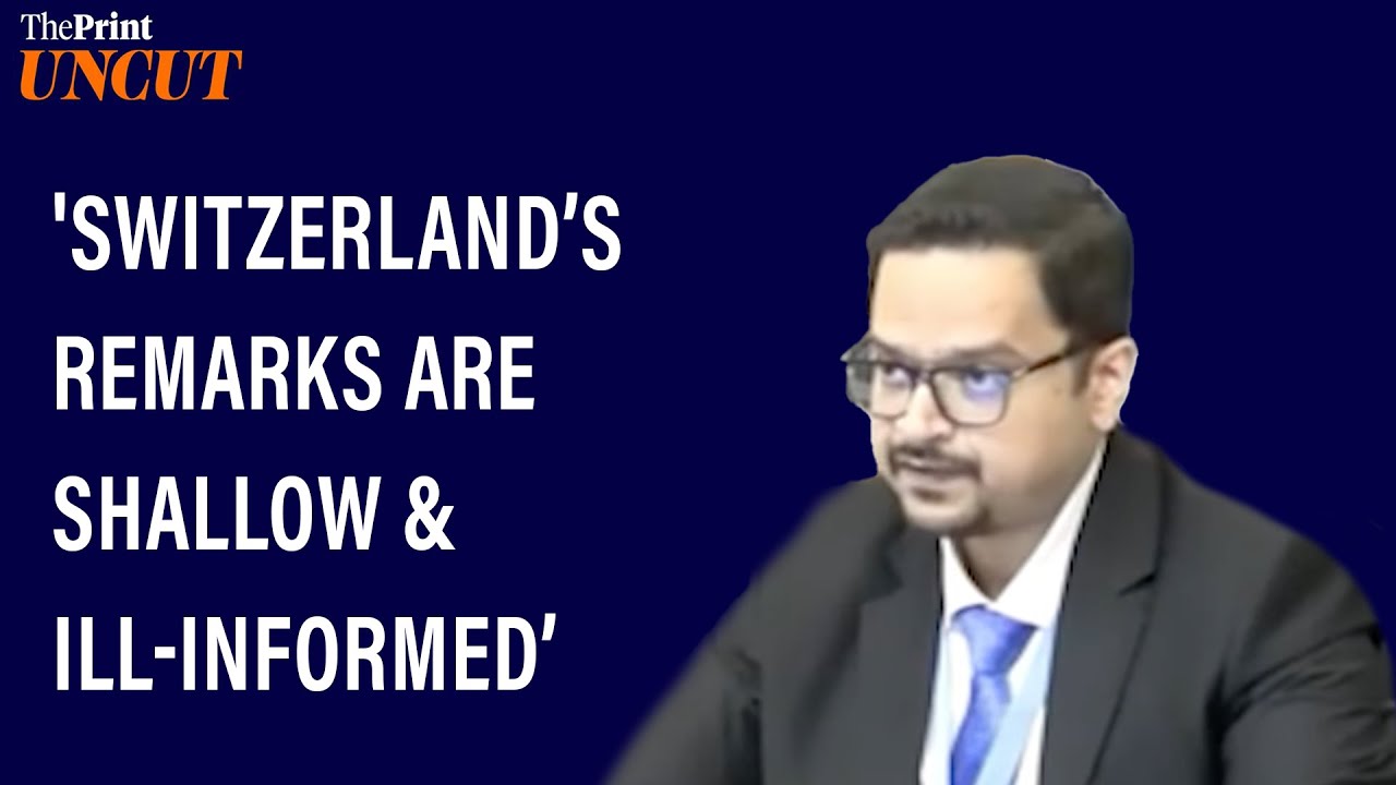 'Switzerland should focus on its own challenges like racism, xenophobia': India at UNHRC