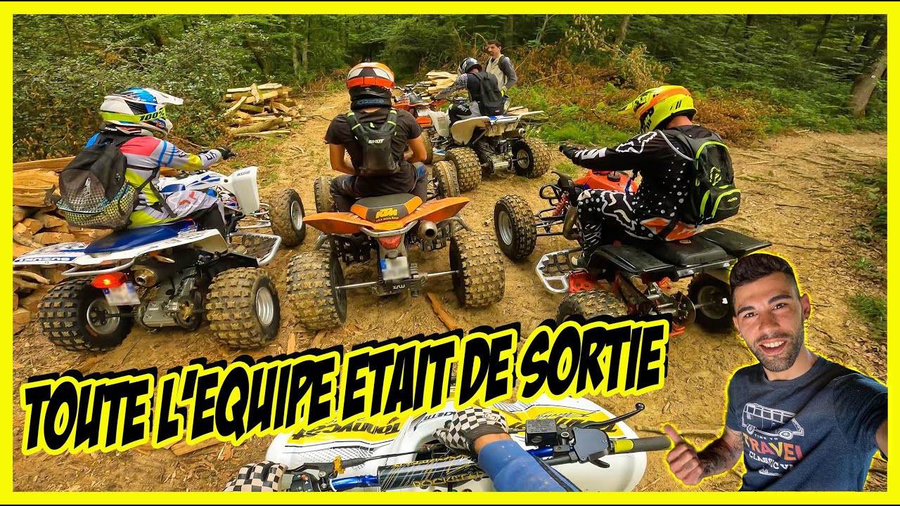 LTZ400 / YFZ450 / KTM525 / BLASTER200 / SPORTSMAN570 : TOUT LES QUADS ÉTAIT DE SORTIE