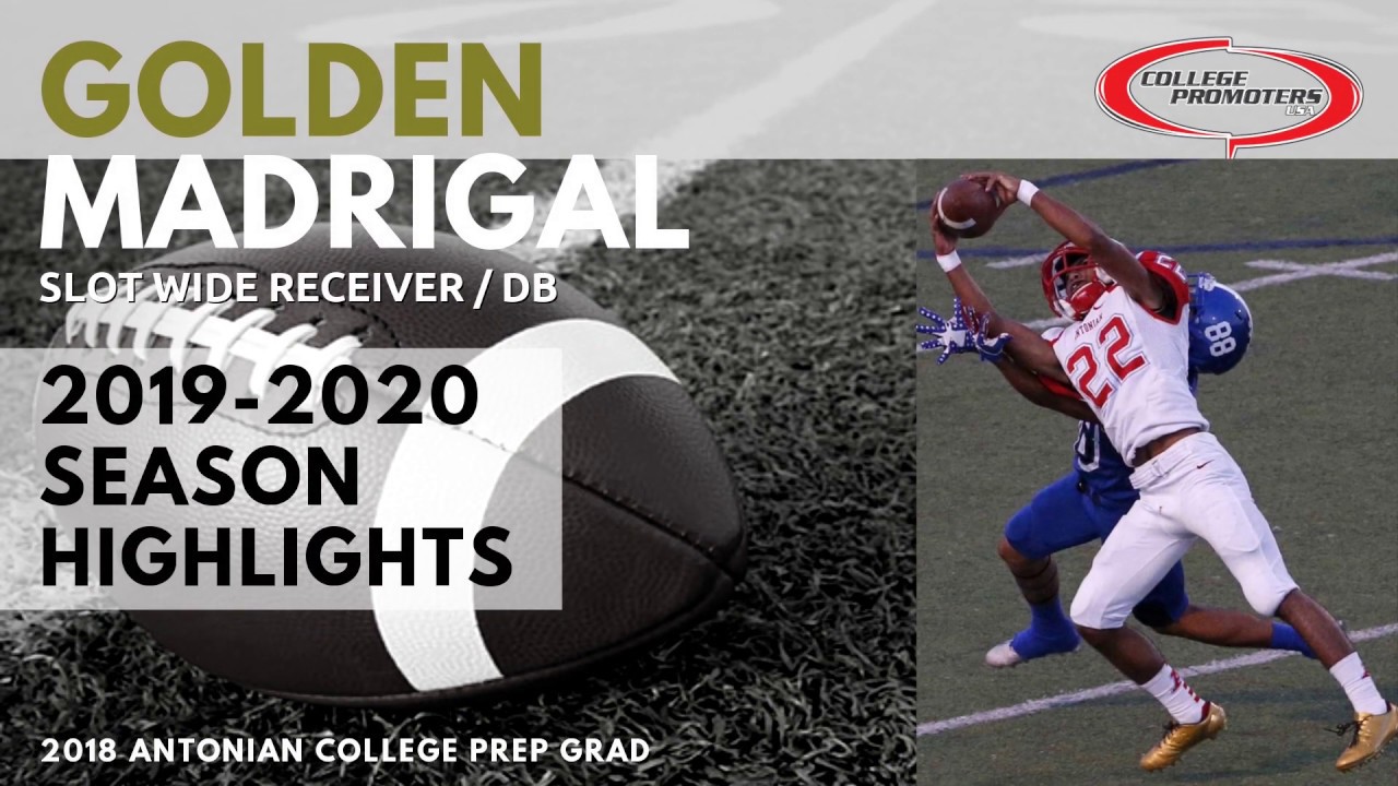 Golden Madrigal | SLOT WR/DB | 2019-2020 Highlights