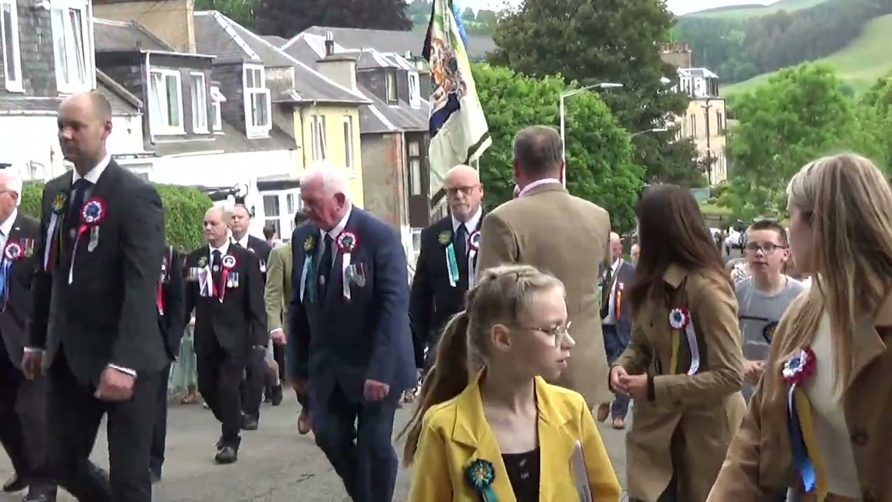 Selkirk Common Riding up from the Toll 13th June 2025