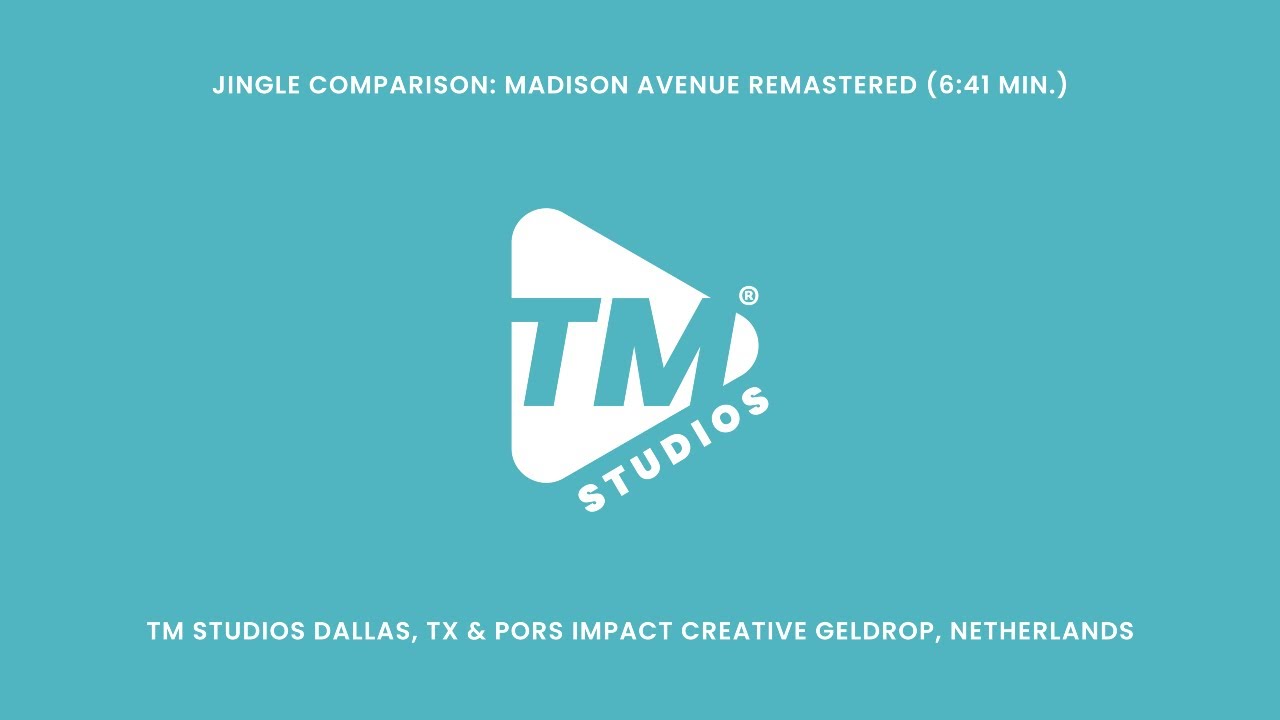TM Studios Jingle Package Comparison: Madison Avenue ReMastered & Easy Radio (6:41 min.)