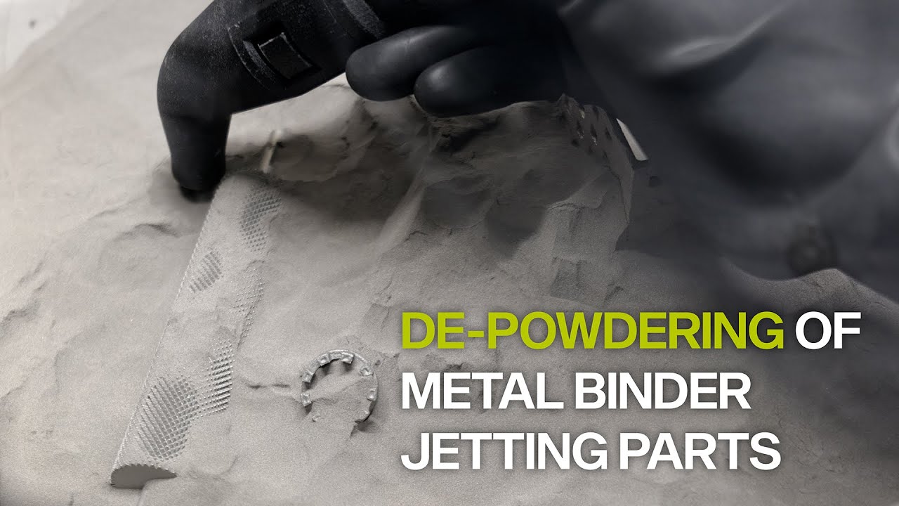 All about De-powdering Binder jet parts
