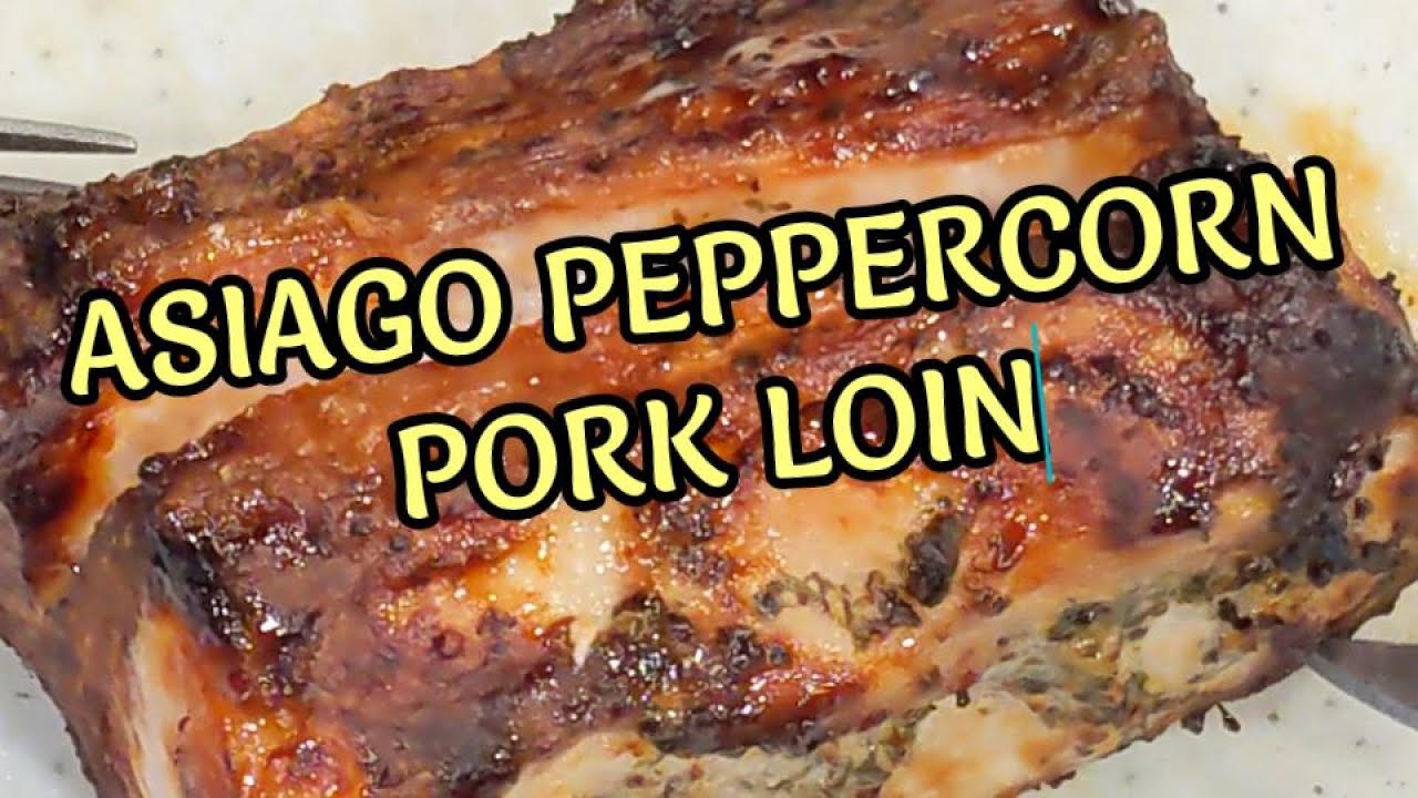 Asiago Peppercorn Pork Loin Filet Ninja Foodi Smartlid