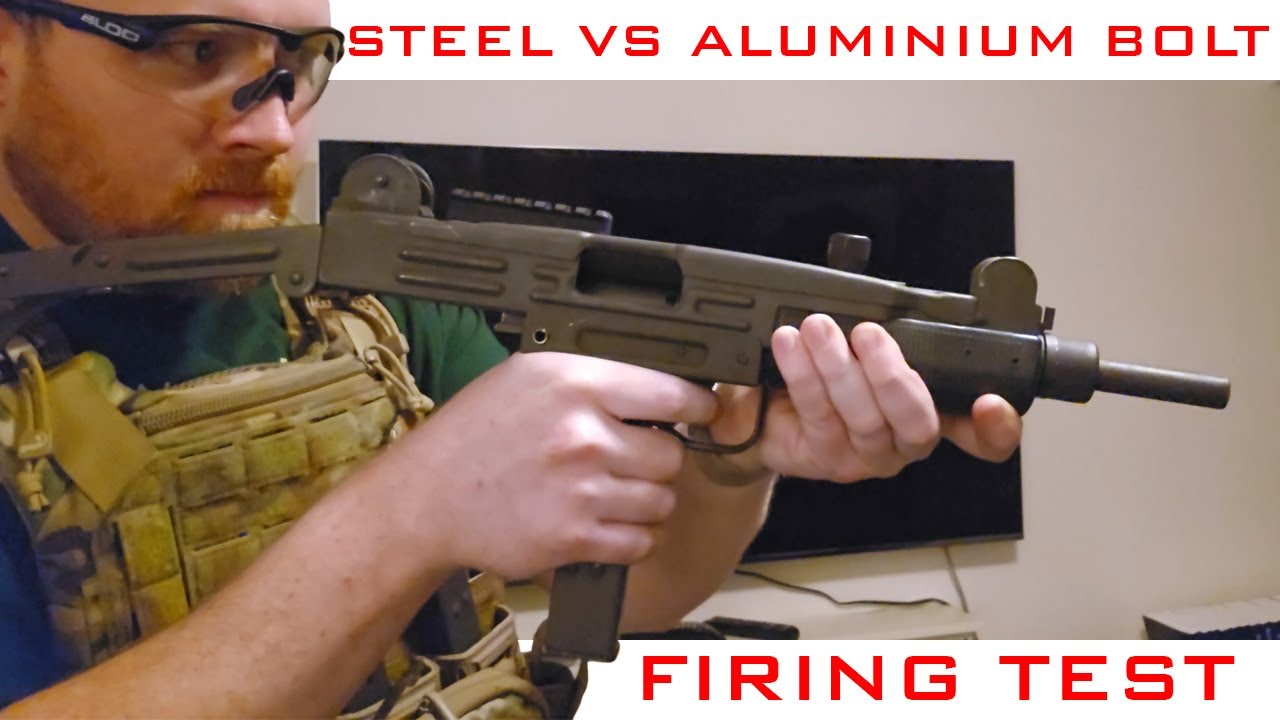 Northeast MP2A1 Steel Vs Aluminium Bolt Recoil Test - The Jaeger Test
