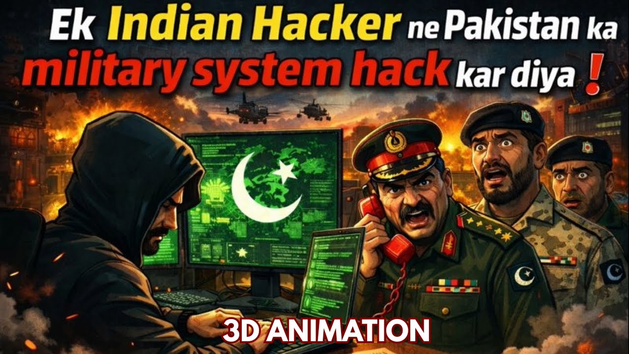 Kya Huwa Jab ek Indian Hacker ne Pakistan ka Military System Hack kar Diya  | 3D Animation