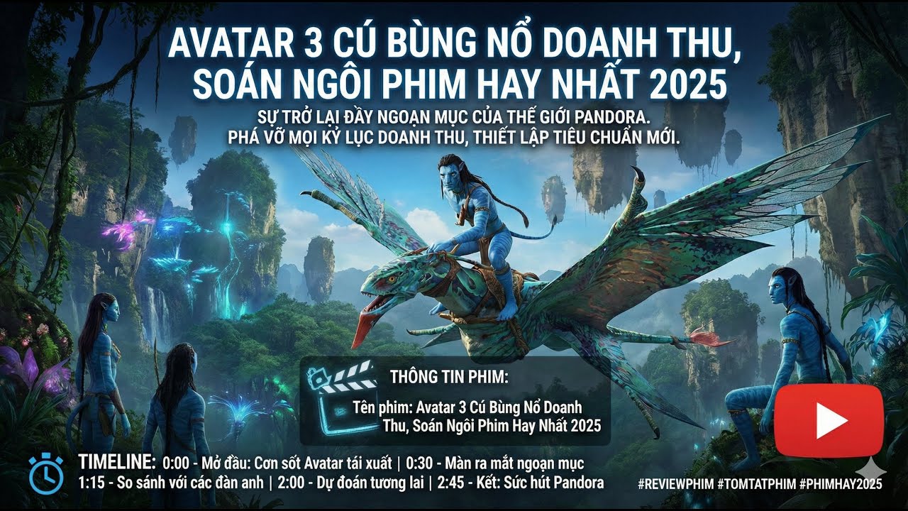 Avatar 3 Cú Bùng Nổ Doanh Thu, Soán Ngôi Phim Hay Nhất 2025