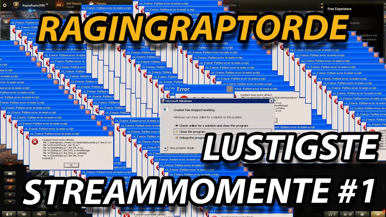 Die Lustigsten Streammomente von RagingRaptorDE #1