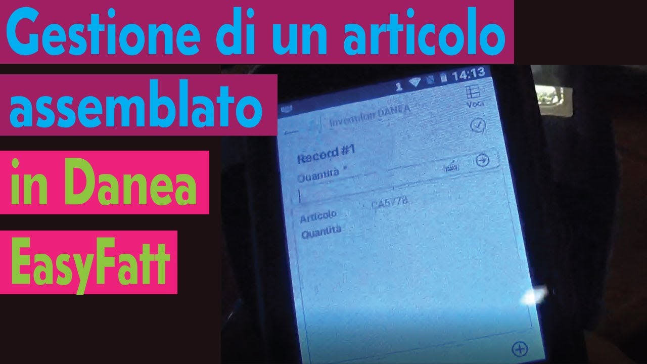 GESTIONE DI UN ARTICOLO ASSEMBLATO IN DANEA EASYFATT