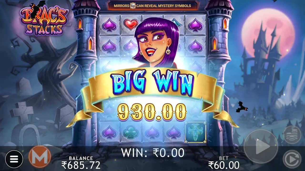 🧛 Drac's Stacks&trade; Slot (Massive Studios) High Volatility, 50,000x Max Win & Stacked Mirror Symbols! 🎰