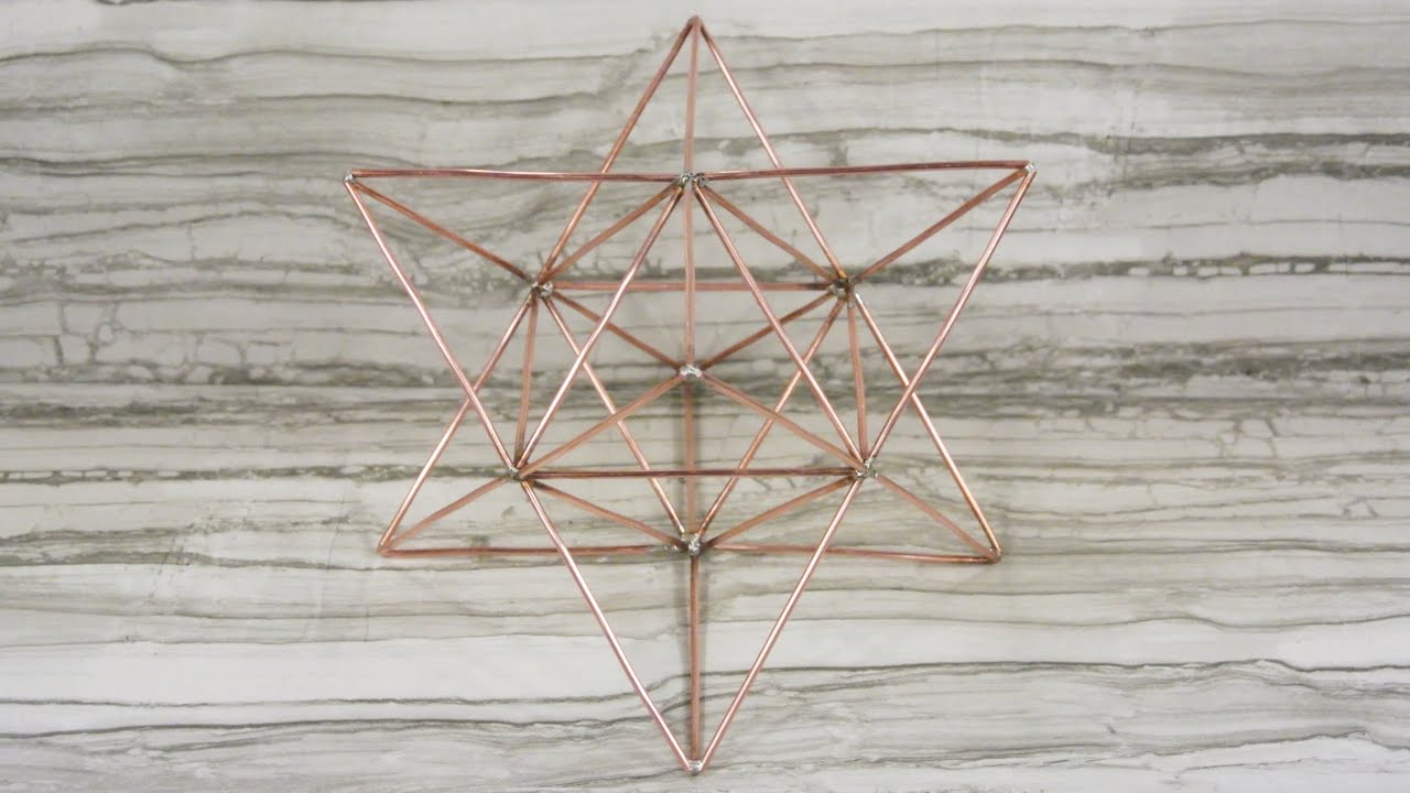 Platonic solid wireframes