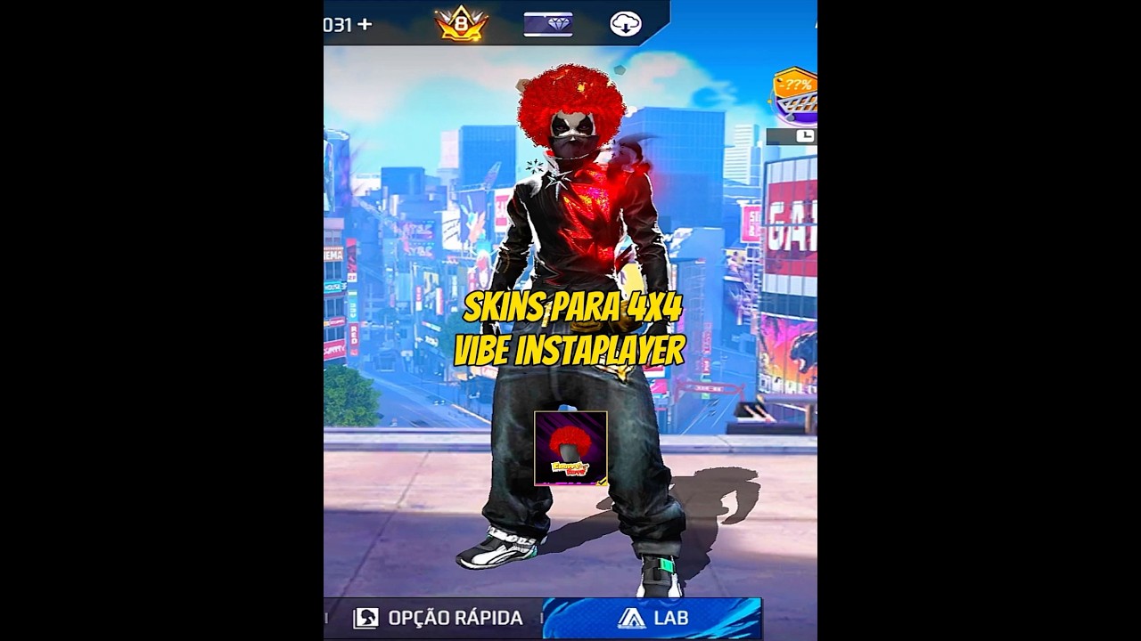 Skins para 4x4 vibe instaplayer  #freefire