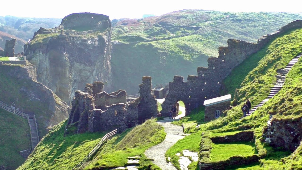 Tintagel Castle in Cornwall - The Land of King Arthur