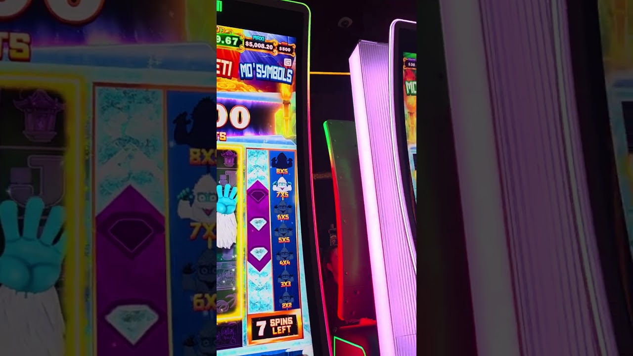YO YETI Slots $25 bet TRIPLE POP!