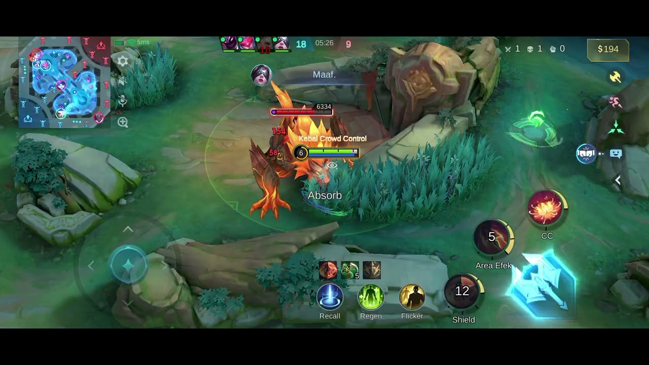 HANABI VERSUS Karrie Angela Lylia Thamuz Aulus | RANKED MOBILE LEGEND