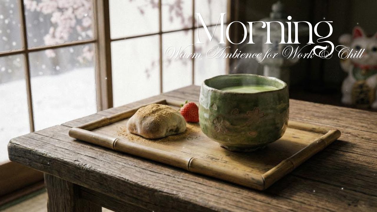 Relaxing Winter Morning Bossa Nova Jazz ☕ Warm Cafe Ambience for Work & Chill