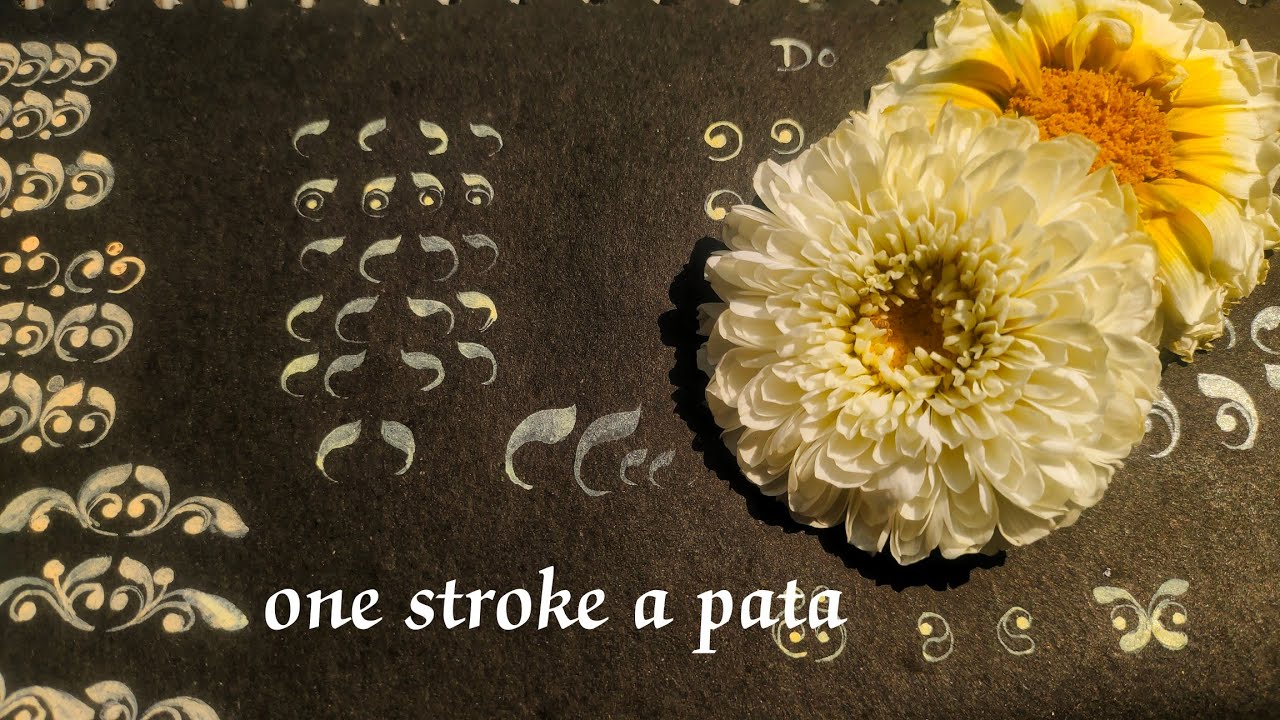 one stroke pata korar sahoj padhdhoti//25th day of kolka class
