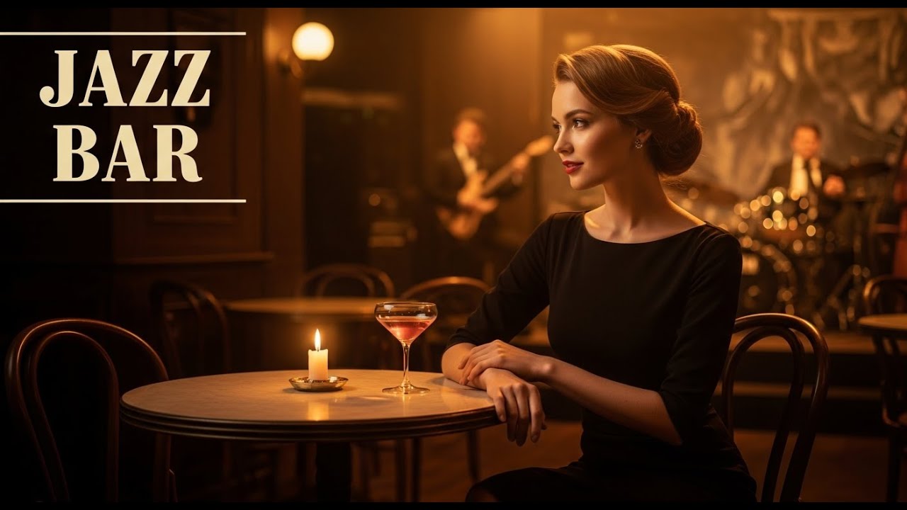 Vintage Jazz Dinner  Smooth Jazz Bar Ambience for Relaxation, Study, and Elegant Evening