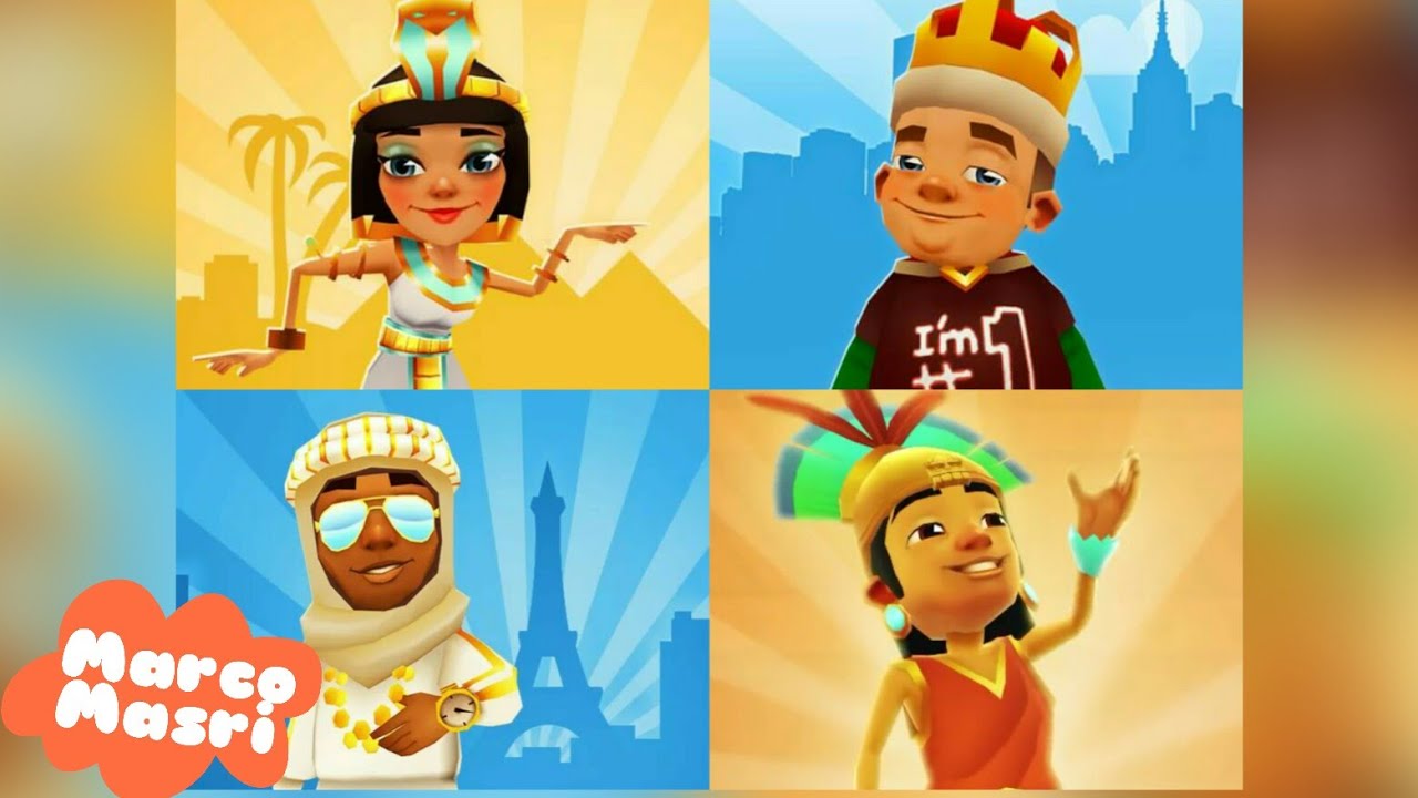 Subway Surfers: ROYAL PACK - Jasmine, Prince K, King & Carlos