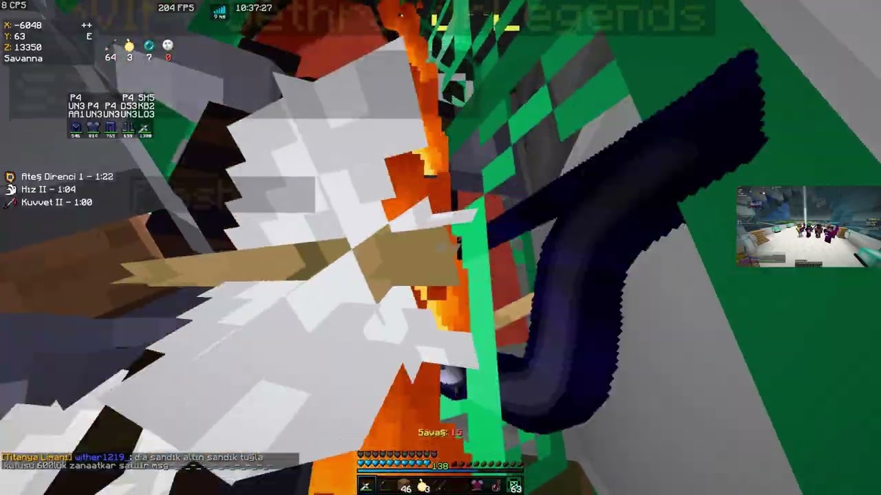 Son Oyuncu 1x buz kesme Açık Alan PvP  Karma PvP
