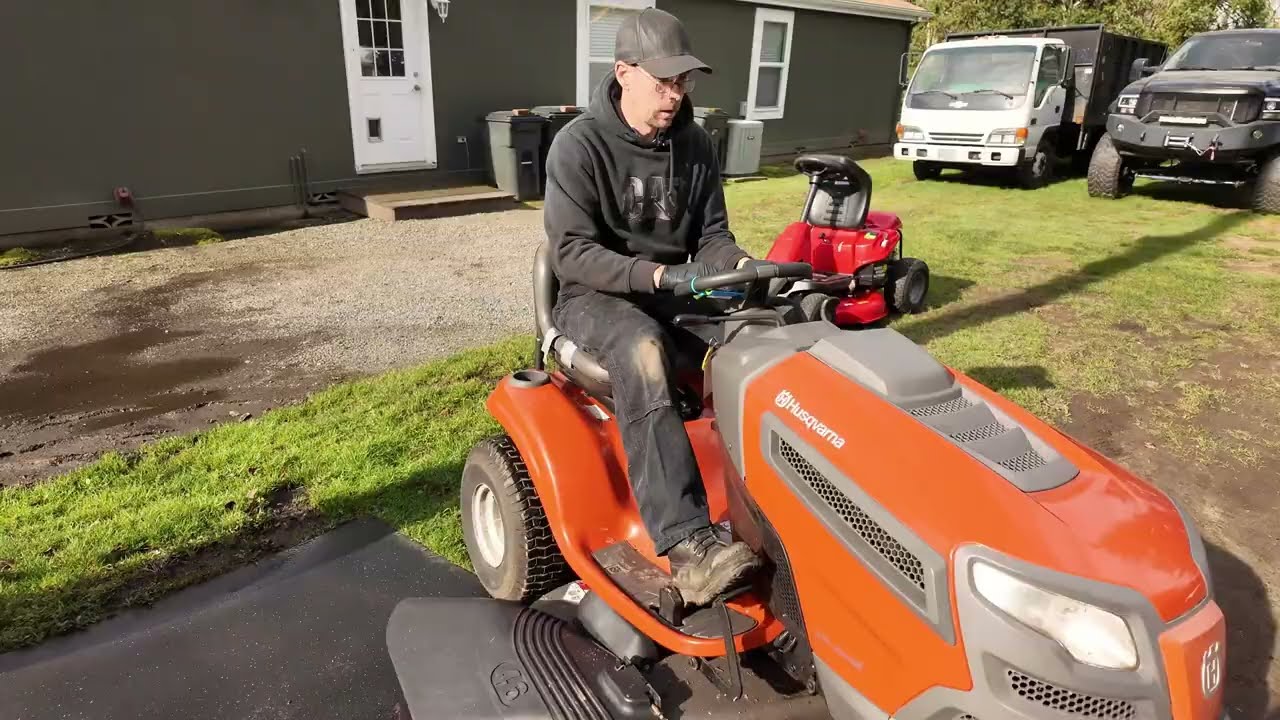 46in Deck Hanger Fix & Leveling of Deck - Husqvarna YTH22V46 Riding Mower