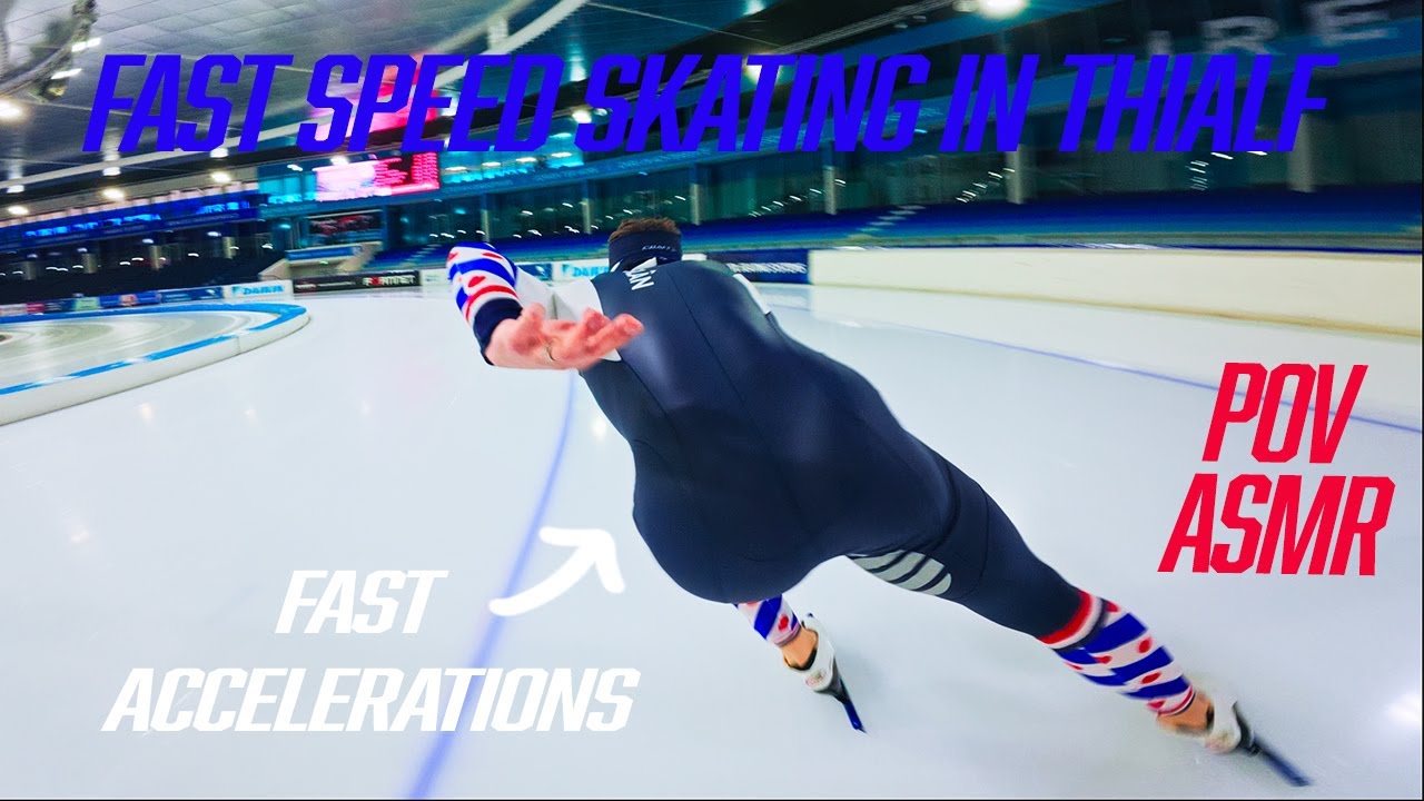 Fast Speed Skating Accelerations + Starts ASMR