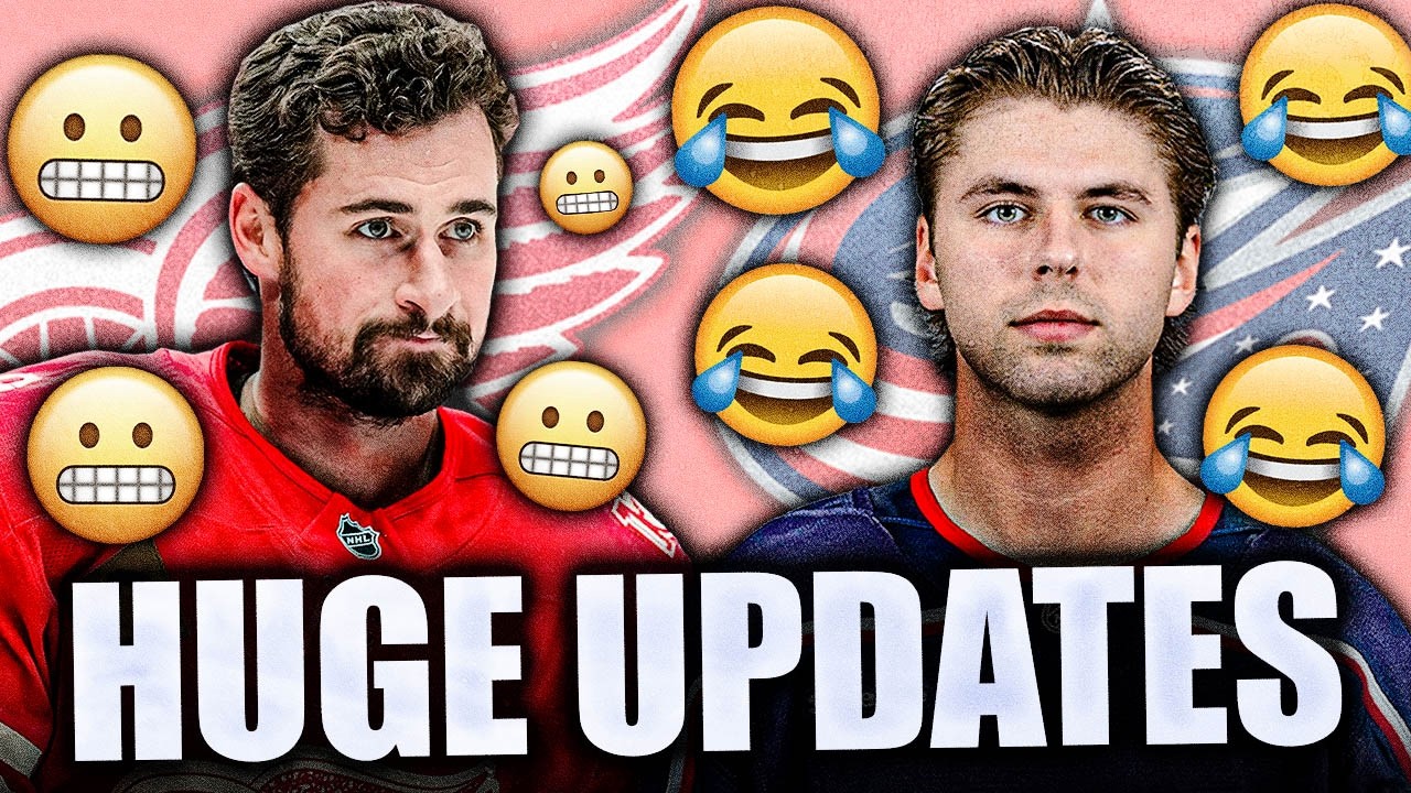 STUNNING RED WINGS & BLUE JACKETS NEWS: RESPONSE TO DYLAN LARKIN TRADE REQUEST + SAD FANTILLI UPDATE