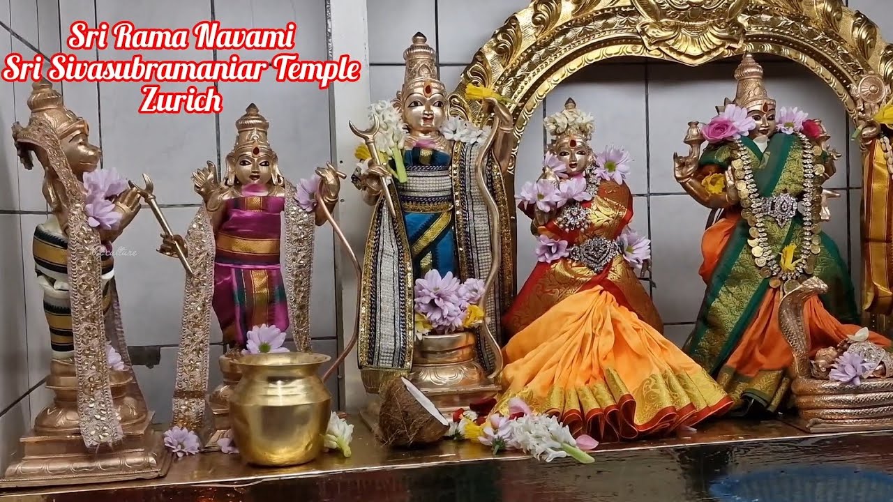 Sri Rama Navami 2025, Switzerland @murugantempel1  #sriramanavami #b2culture #zurich