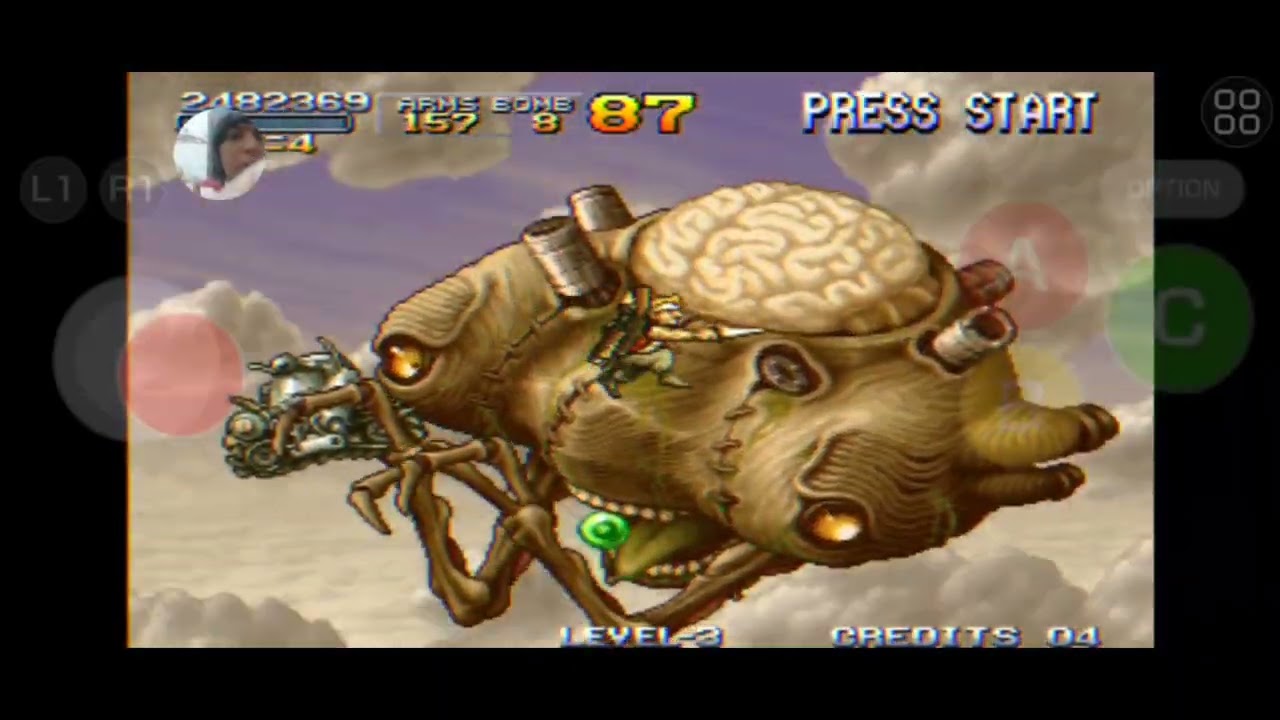 NANTI DULU MŲSUHAN-NYA KARENA FIO DICULIK ALIEN - METAL SLUG 3 - PART 3 (2)