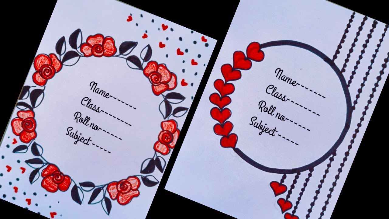 2 КРАСНЫХ♥️ И ЧЕРНЫХ 🖤 ДИЗАЙНА РАМОК/ДИЗАЙН ПРОЕКТНЫХ РАБОТ/ДИЗАЙН БОКОВОЙ РАМКИ/ДИЗАЙН ПОРТФОЛИО...