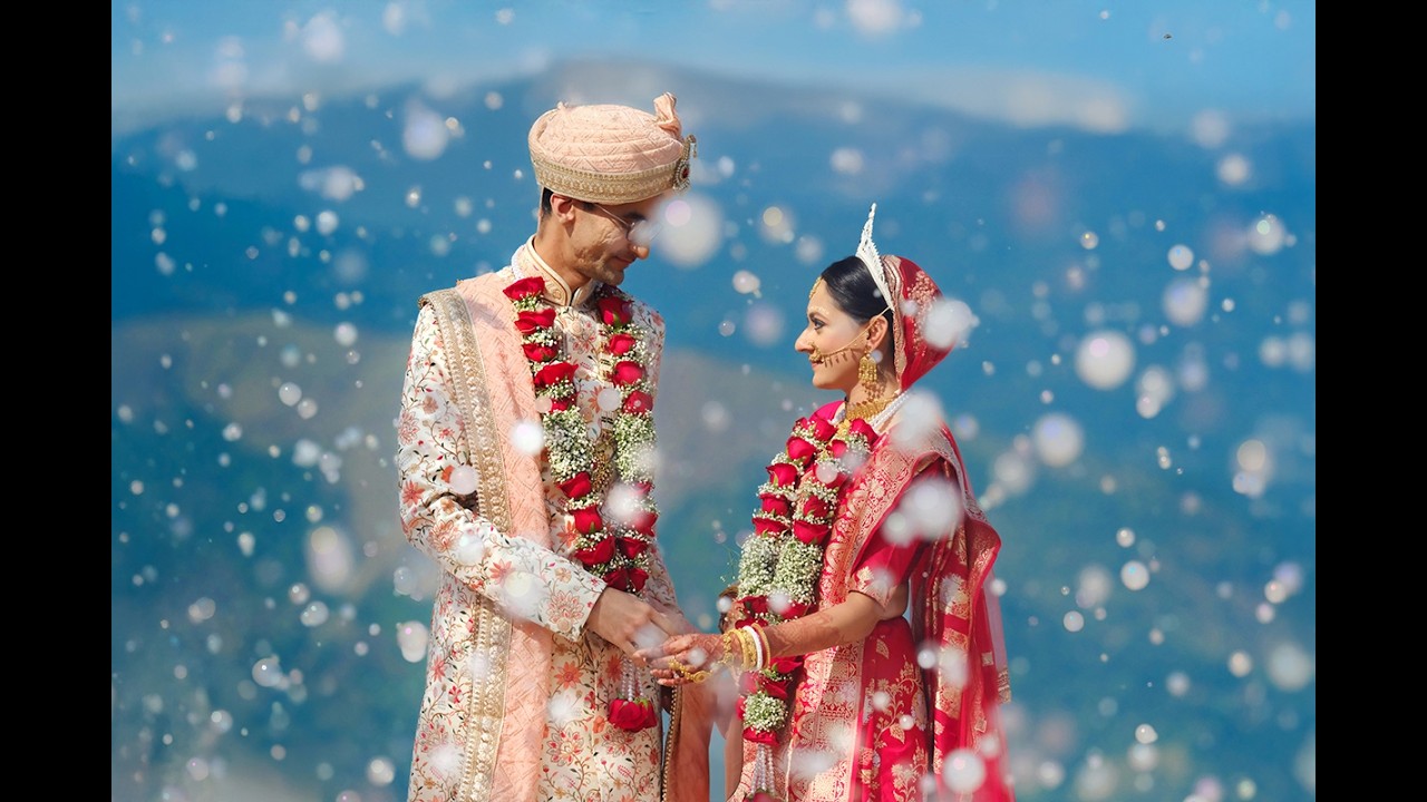 Asmita & Sidharth — A Mountain Wedding to Remember ✨