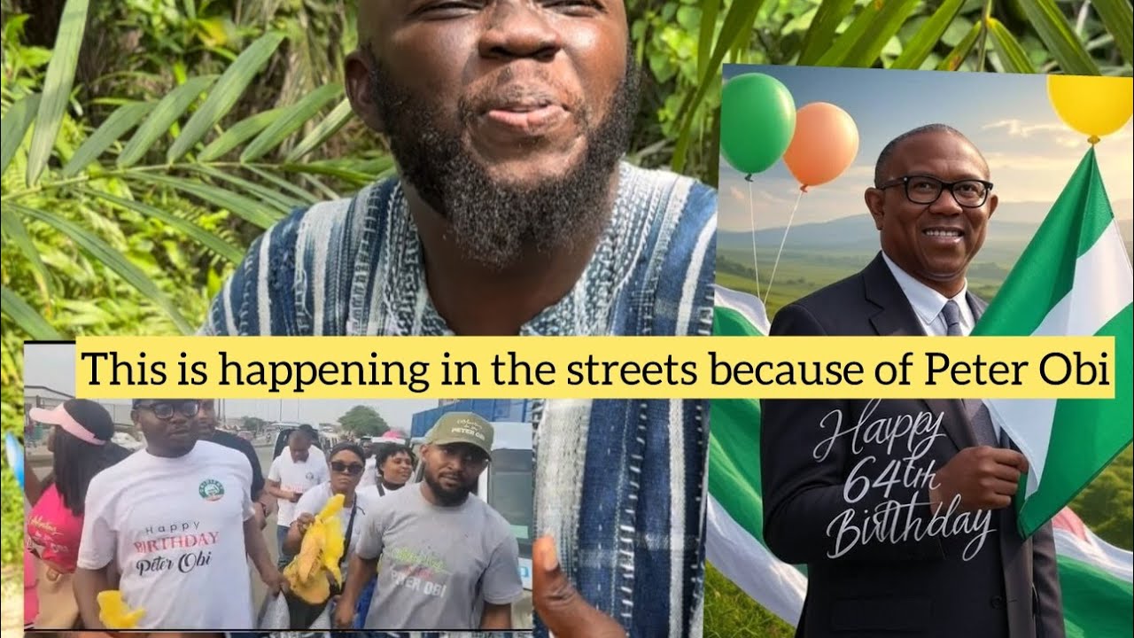 Se what his happening on the street because of Peter Obi’s birthday