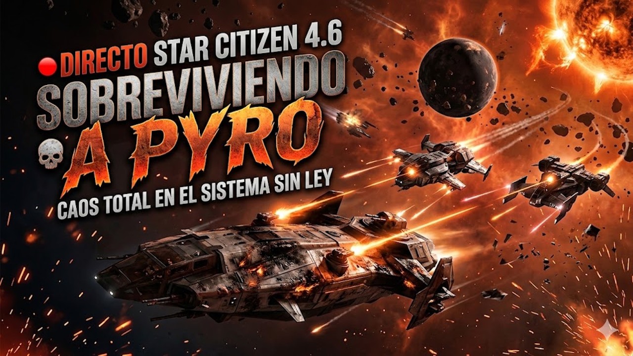 🔴DIRECTO STAR CITIZEN 4.6 💀 SOBREVIVIENDO A PYRO | CAOS TOTAL EN EL SISTEMA SIN LEY