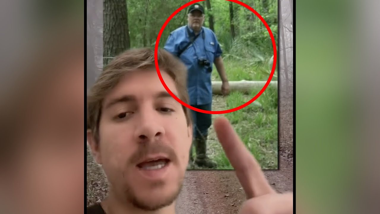 Жуткое существо в лесу