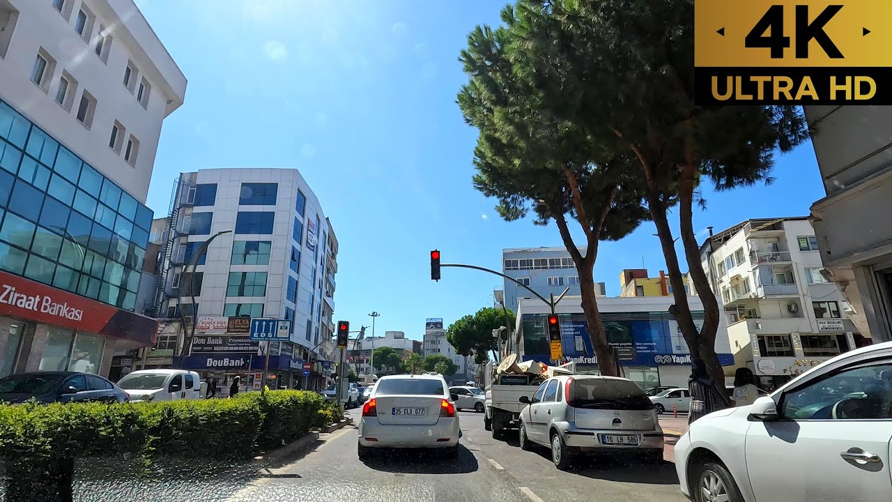 İzmir Aliağa | Aliağa Şehir Merkezi Turu | Aliaga City Center Driving Tour | 4K | 30fps | 2025 |