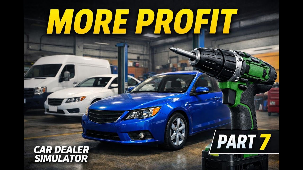 Car Dealer Simulator – Part 7 | No Commentary | More Profit, Faster Work