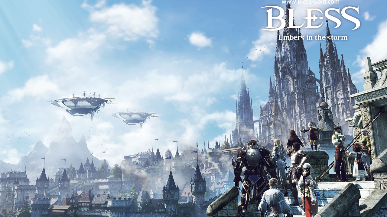 BLESS Online - Лучник - 07.02.17 стрим кач и квесты 33-34 лвл
