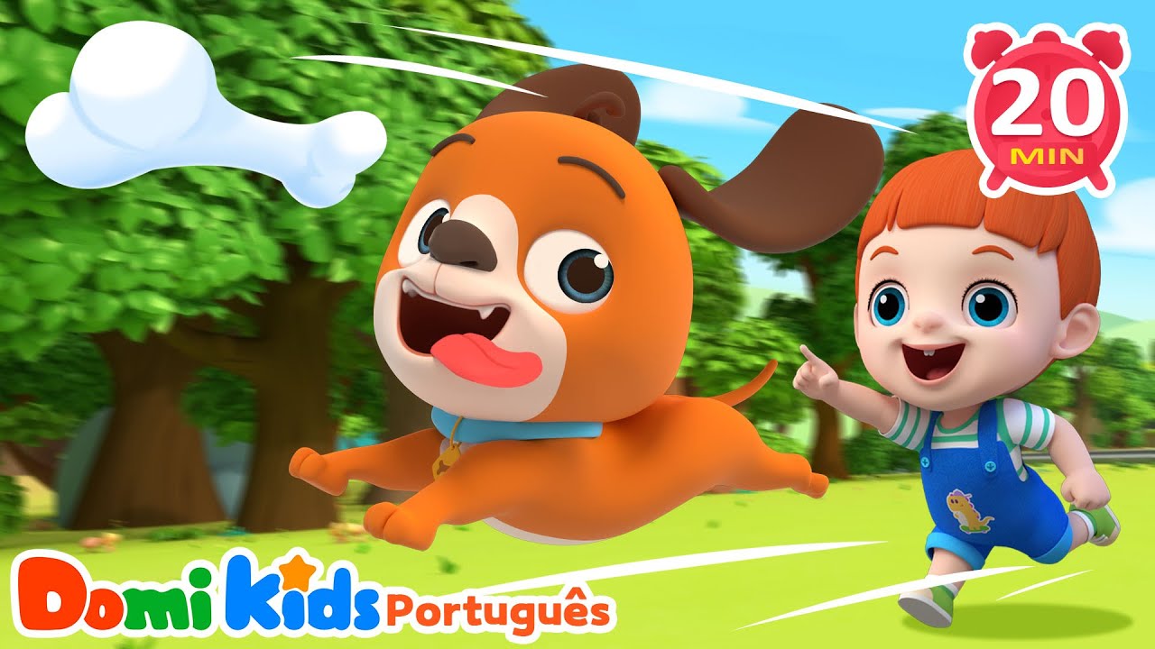 B-I-N-G-O 🐾🎵 | Cante em Português & English | Domi Kids Festa dos Animais