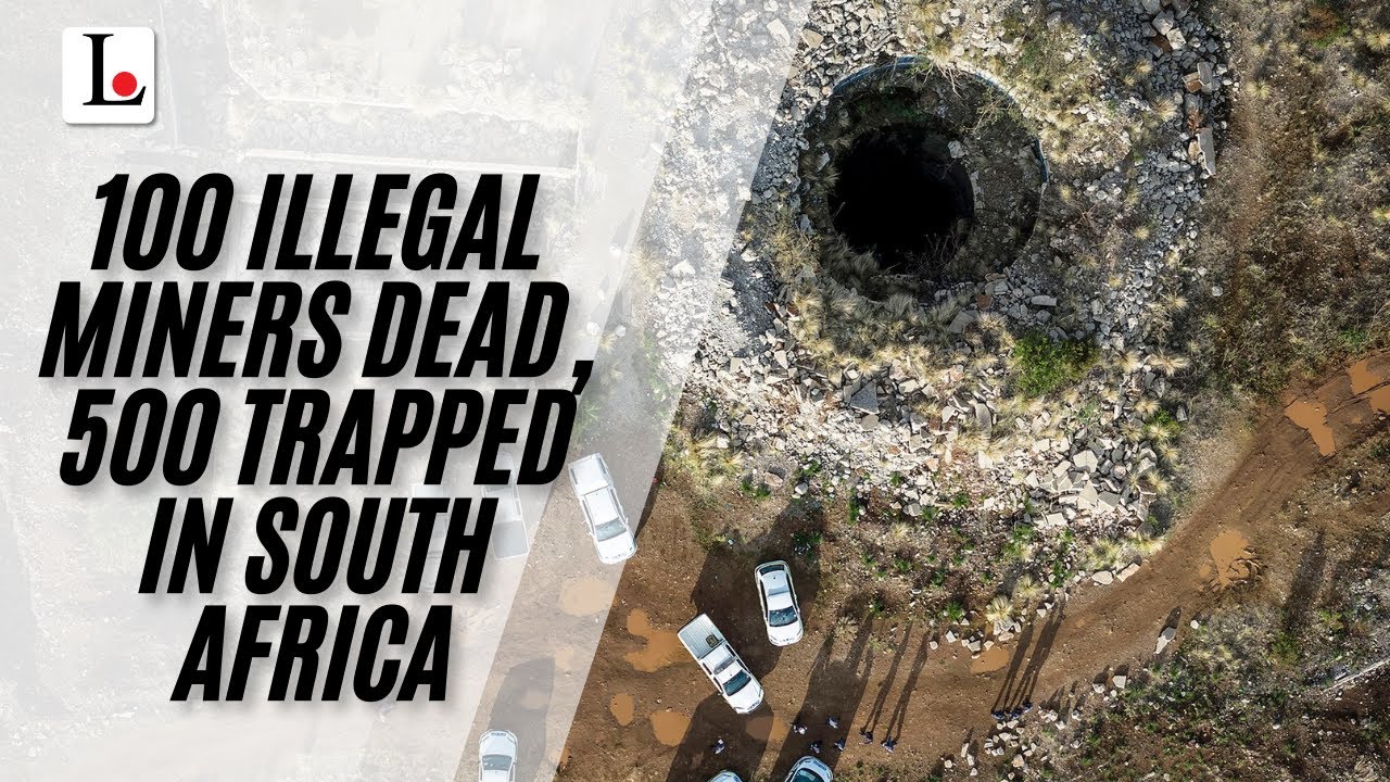 100 Illegal Miners Dead, 500 Trapped  In South Africa