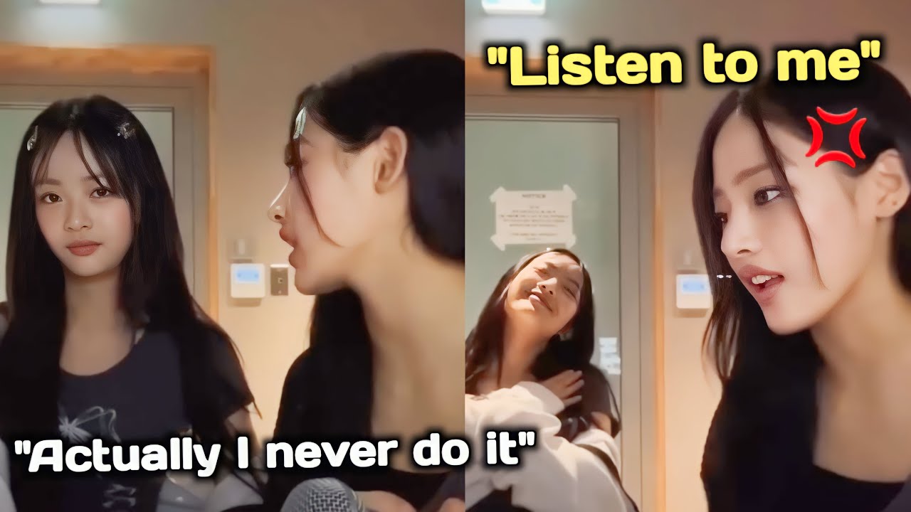 MINJI suddenly shouted at HANNI because she doesn't response to her