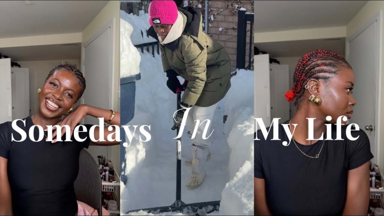 I had my First Cornrows | Snow Storm in Toronto 