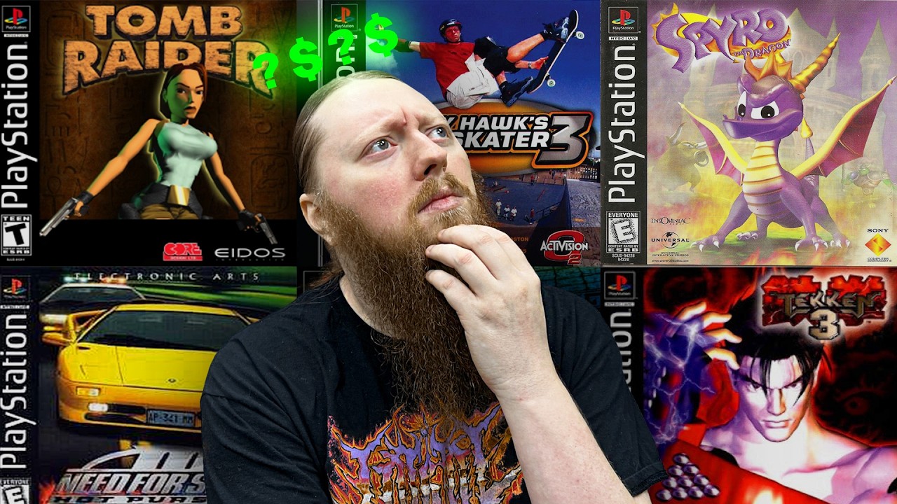 Реальная ценность вашей коллекции игр для PS1 из детства