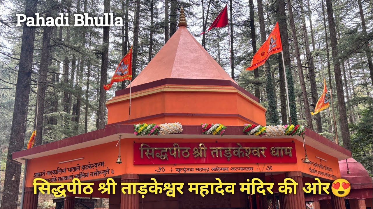 सिद्धपीठ श्री ताड़केश्वर महादेव मंदिर की ओर || Pahadi Lifestyle Vlog || Pahadi Bhulla