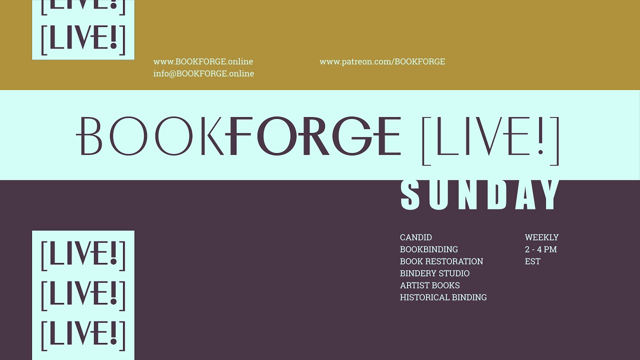 BOOKFORGE [LIVE!]  2024.09.15