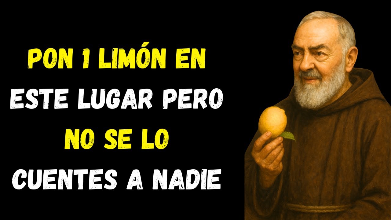ESCONDE 1 Lim&oacute;n en ESTE Lugar y Desp&iacute;dete de la POBREZA &ndash; ADVERTENCIA del PADRE P&Iacute;O