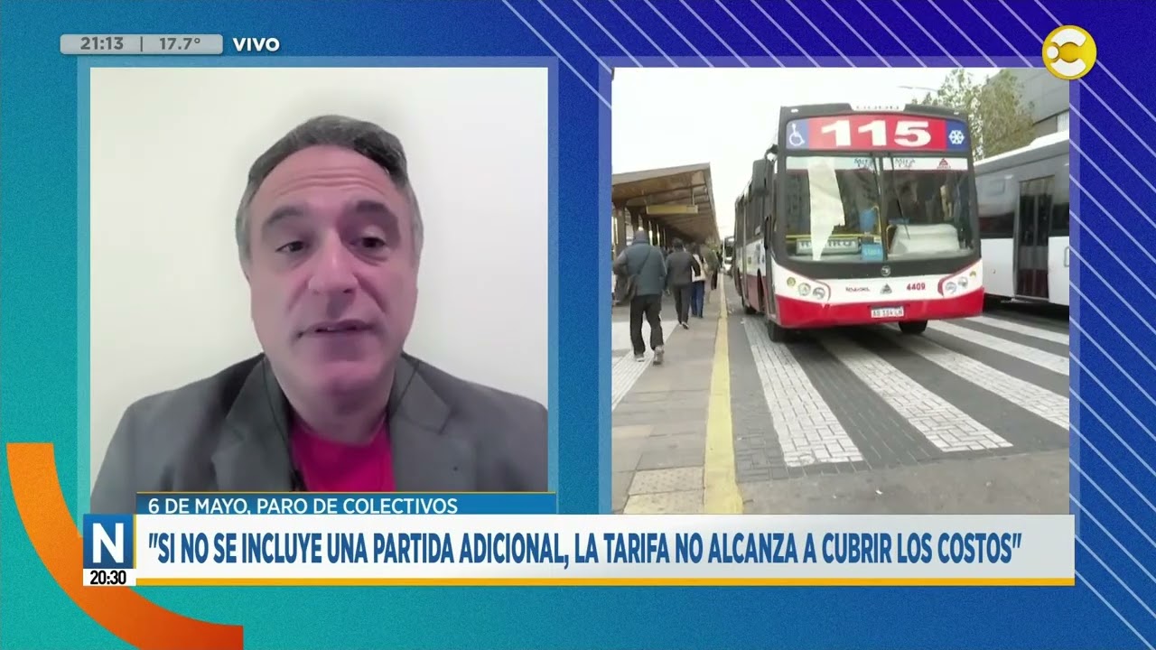 La UTA anunció un paro de colectivos para el 6 de mayo: hablamos con Luciano Fusaro │N20:30│02-05-25